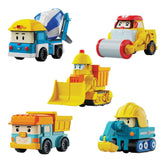 Nessiworld POLI MRT-761 Robocar Poli Mini Construction Vehicles Set of 5